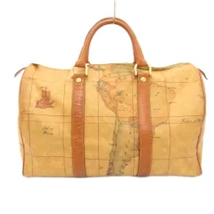 プリマクラッセ PRIMA CLASSE alviero martini ボストンバッグ 旅行鞄 地図柄 ベージュ系 /UO ■WY