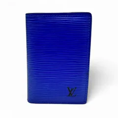 LOUIS VUITTON 希少 展示品級 ルイヴィトン オーガナイザー ドゥ ポッシュ エピ エクリプス カードケース M80767 レザー RFID ブルー パスケース 定期入れ ヴィトン LV 極美品 SAランク 中古 鑑定済 財布【1/28価格改定】