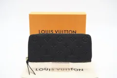 ★3日以内返品可★ 極美品 LOUIS VUITTON ルイ・ヴィトン アンプラント ポルトフォイユ クレマンス M60171 長財布 ブラック カーフレザー レディース