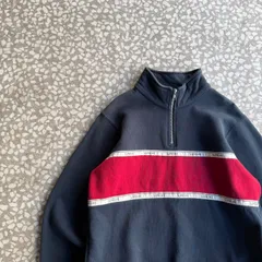 Supreme / 17ss half zip sweat size S シュプリーム　ボーダー　ハーフジップ　肉厚スウェット　ユニセックス sk8 野村周平　フロントロゴ　トレーナー