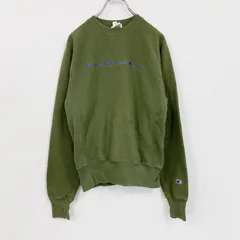 古着 used　Champion　チャンピオン　リバースウィーブ　スウェット/トレーナー　深緑　ディープグリーン　XSサイズ