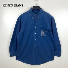 【希少/北斎タグ】80s KENZO JEANS リネン混 シャンブレーシャツ 希少/北斎タグ】80s KENZO JEANS リネン混 シャンブレーシャツ - メルカリ