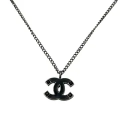 シャネル CHANEL ネックレス ココマーク 05P メタル ブラック レディース