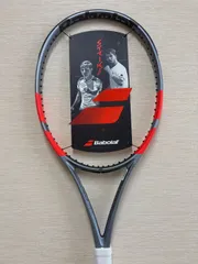 【40％OFF！】バボラ(Babolat) テニスラケット ピュアストライク 100 メタリックグレー (PURE STRIKE 100)　グリップ2