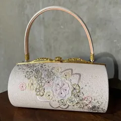 成人式／ 振袖　花柄　和装用バッグ   フォーマル／パーティバッグ