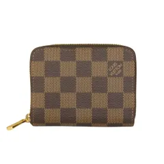 LOUIS VUITTON ルイヴィトン N63070 ダミエ ジッピーコインパース コインケース  レザー 小銭入れ  メンズ レディース ラウンドファスナー財布 ラウンドジップ ミニ財布 カードケース コンパクト
