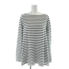 オーチバル ORCIVAL オーシバル カットソー F 黒 ブラック 白 ホワイト ストライプ柄 ボートネック 長袖 /AP