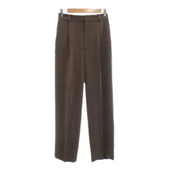 B&Y ユナイテッドアローズ BEAUTY&YOUTH ビューティー&ユース パンツ スラックス M ワイド イージー 茶 ブラウン /NU