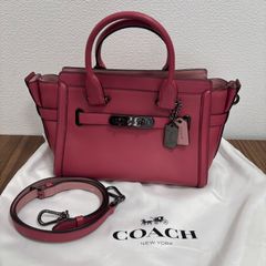 ✨COACH✨ミニカシントートバッグ ピンク - メルカリ