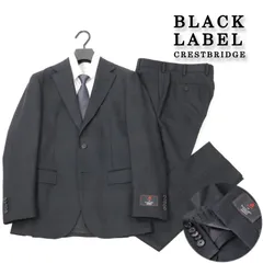 訳有 ◆ブラックレーベル クレストブリッジ BLACK LABEL CRESTBRIDGE MIYUKIベンバックシャドークレストブリッジチェック ビジネススーツ 総裏 A5 相当 # 546