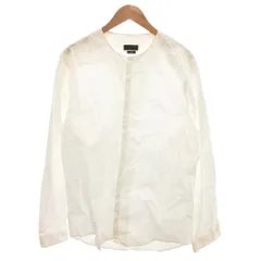 ザラマン ZARA MAN ノーカラーシャツ 長袖 XL 白 ホワイト /KR