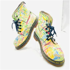 【❗️✨色鮮やか✨❗️】Dr.Martens 英国製 8ホールブーツ アートカスタム 現状品