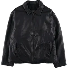 古着 ドッカーズ DOCKERS RECODE スイングトップタイプ 中綿入り レザーブルゾン メンズXL相当/eaa610303