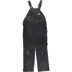 古着 カーハート Carhartt ダブルニー ダック オーバーオール レディースXXL(w34)相当/eaa608247