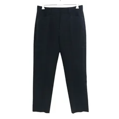  theory luxe スラックス ローウエスト テーパード センタープレス 日本製 ブラック【ZK74】