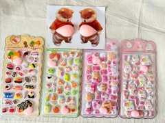 ぷにぷにおしりおなか柴犬シールスクイーズ シール立体 ステッカー3Dうさぎくまねこ可愛いキャラクターご褒美シール ステッカーデコレーションステッカーデコスマホケース ふわふわもちもち デコレーションストレス解消癒し シール・ステッカーーその他・新品、未使用