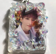 トレーディングカードケース　トレカキーホルダー レジン トレカデコ 推し活 B8 デコケース レジンデコ