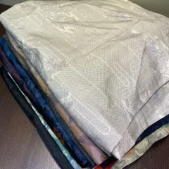 【まとめ売り】正絹大島紬10枚 リメイク素材　ハンドメイド向け