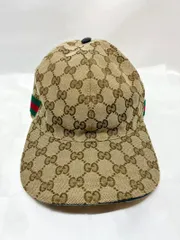 GUCCI グッチ GGキャンバス ベースボール キャップ 帽子 S メンズ レディース  M-1835