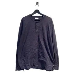 サタデーズサーフ SATURDAYS SURF NYC ヘンリーネックTシャツ 長袖 XL 紺 ネイビー■FF