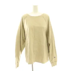 チャンピオン CHAMPION カットソー 長袖 Tシャツ F ベージュ ラウンドネック ラグランスリーブ /AG ■OS