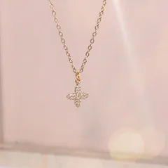 ゴールド クロスモチーフ ネックレス