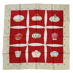 極美品 HERMES エルメス カレ90 Champignons シャンピニオン きのこ