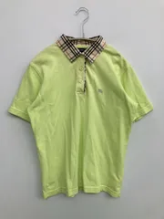 BURBERRY ポロシャツ M ライトグリーン