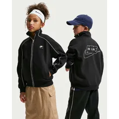 ナイキ ジャージ キッズ ジュニア 130-160cm 子供服 NIKE YTH エア フリース トラックジャケット  裏起毛 フルジップ ジャージー スポーツウェア 男の子 女の子  nike AIR トラックジャージ キッズウエア /II7348-010
