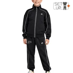 ナイキ ジャージ キッズ ジュニア 上下 130-160cm 子供服 NIKE YTH エア フリース ジップジャケット ロングパンツ 子ども セットアップ 裏起毛 トラックスーツ  nike AIR トラックジャージ 上下組 /II7348-010-SET