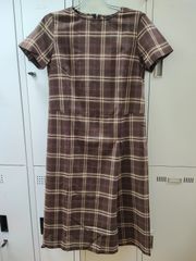 DAKS LONDON チェック柄 半袖ワンピース - メルカリ