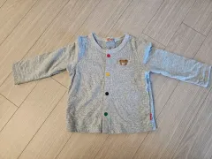 ミッキーハウス コットン カーディガン 80