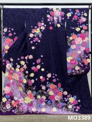 振袖 ラメ刺繍 銀彩 身丈168cm MO3686 - メルカリ