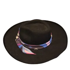  Lack of Color ハット つば広 中折れハット ボウシ M ブラック 2000002629030【MN10】