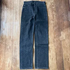 90's USA製 Levi's 501 Black. 古着　リーバイス　ブラック　W29 デニム　毛羽
