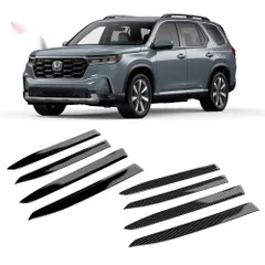 【送料無料】23-26年式ホンダPilot専用 内門板装飾フレーム 4点セット ABS製 高光沢仕上げ 車体保護に最適！