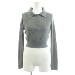 リランドチュール Rirandture ニット カットソー 長袖 リブ 2 グレー /AN59 ■MA