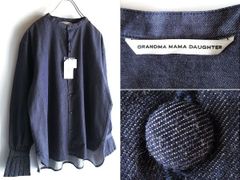 完売 オーガ OHGA チェックボウタイブラウス オーバーサイズ グレー M