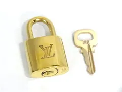 ■美品■ LOUIS VUITTON ルイヴィトン カデナ 南京錠 パドロック 301 鍵 キー ゴールド系 DJ9548