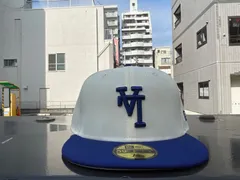NEW ERA 59FIFTY MLB Upside Down ロサンゼルス・ドジャース クロームホワイト/ダークロイヤル 7 1/2 ¥6600 ＋ 送料¥550