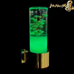 ☆特価訳あり新品☆レトロ水中花ライト【グリーン】金華山デコトラ22