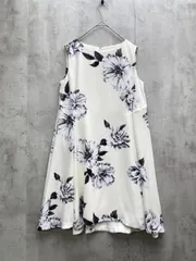 FRAY I.D フレイアイディー フラワーAラインワンピース size0/アイボリー ■◆レディース