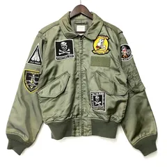 【中古品】HOUSTON ヒューストン FLIGHT JACKET 8415-01-010-1911 CWU-36/P フライトジャケット アウター 【145-260206-as-12-izu】