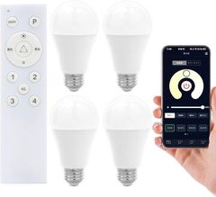 美品】TOLIGO スマートLED 電球4個＋リモコンセット 調光調色 - メルカリ