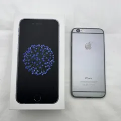 ▽ジャンク　Apple　アップル　iPhone6/16GB　MG472J/A　スペースグレー　バッテリー容量不明　10438