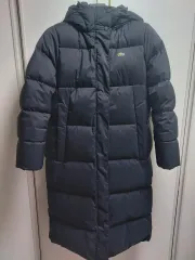 ラコステ ダウンジャケット ロング丈 ブラック レディース 34サイズ