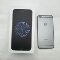 ▽ジャンク　Apple　アップル　iPhone6/16GB　MG472J/A　スペースグレー　バッテリー容量不明　10439