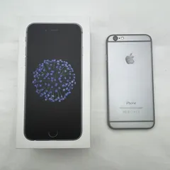 ▽Apple　アップル　iPhone6/64GB　バッテリー86％　MG4F2J/A　スペースグレー　10440