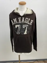 AMERICAN EAGLE XS メンズ パーカー ブラウン 20250508-0019
