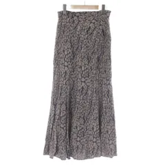 フレイアイディー FRAY I.D スカート ロング 1 青 ブルー 総柄 /AU